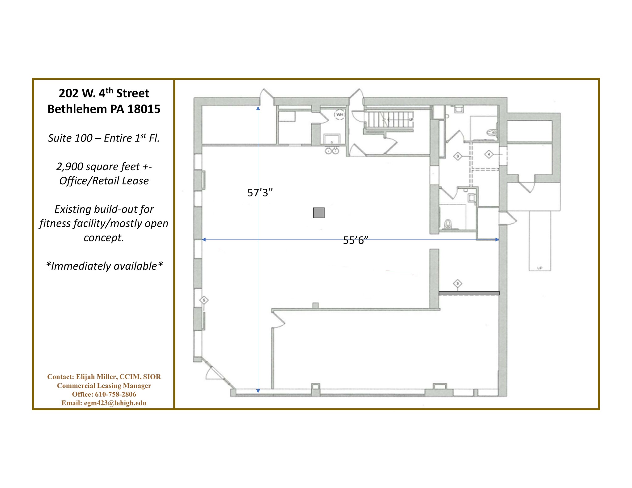 202 W 4th St, Bethlehem, PA for lease Site Plan- Image 1 of 1