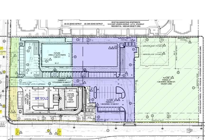 2580 S Elm Ave, Fresno, CA for sale - Site Plan - Image 3 of 6