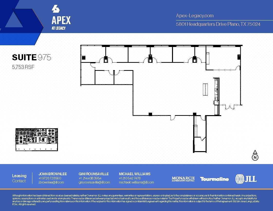 5801 Headquarters Dr, Plano, TX for lease Floor Plan- Image 1 of 1