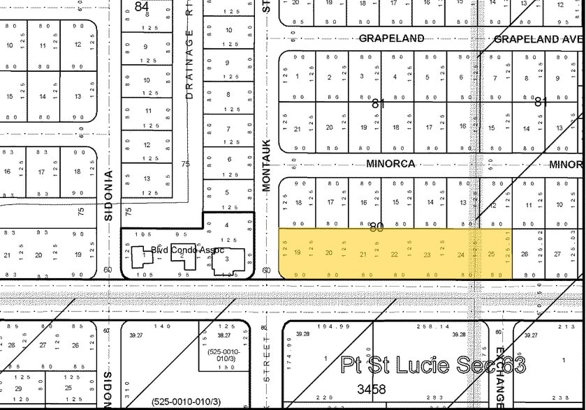 1605-1657 SE Port St Lucie Blvd, Port Saint Lucie, FL for lease - Plat Map - Image 2 of 18