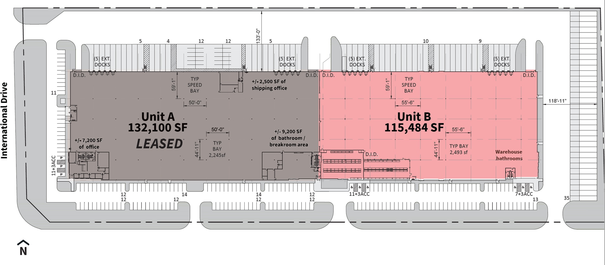 1445 International Dr, Mount Pleasant, WI for lease Floor Plan- Image 1 of 1