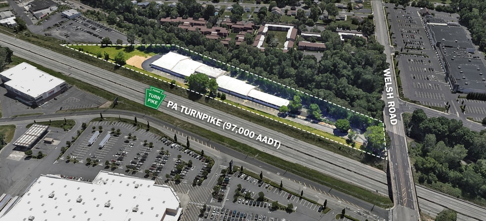 3701 Welsh Rd, Willow Grove, PA for sale - Aerial - Image 2 of 6