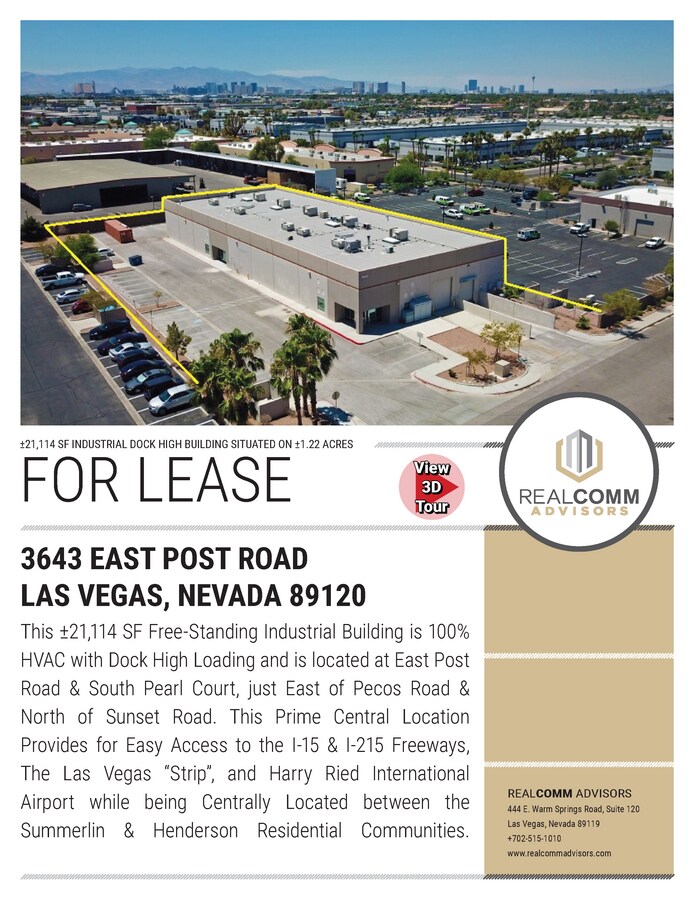 3643 E Post Rd, Las Vegas, NV 89120