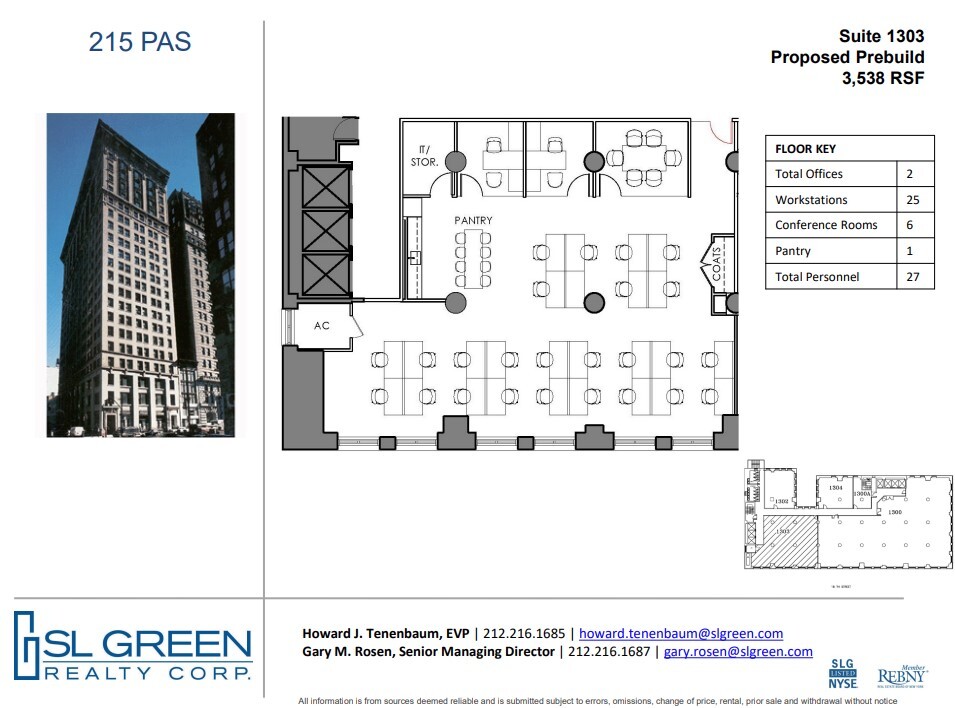 215 Park Ave S, New York, NY for lease Floor Plan- Image 1 of 1