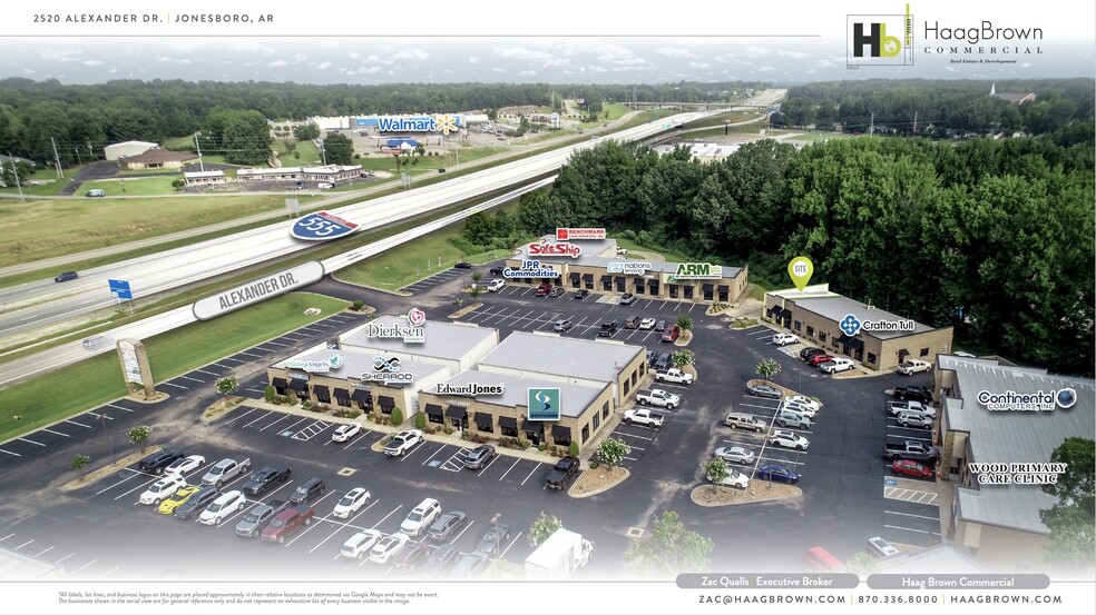 2520 Alexander Dr, Jonesboro, AR for lease - Aerial - Image 3 of 4