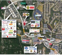 17200 Chenal Pky, Little Rock, AR - AERIAL  map view