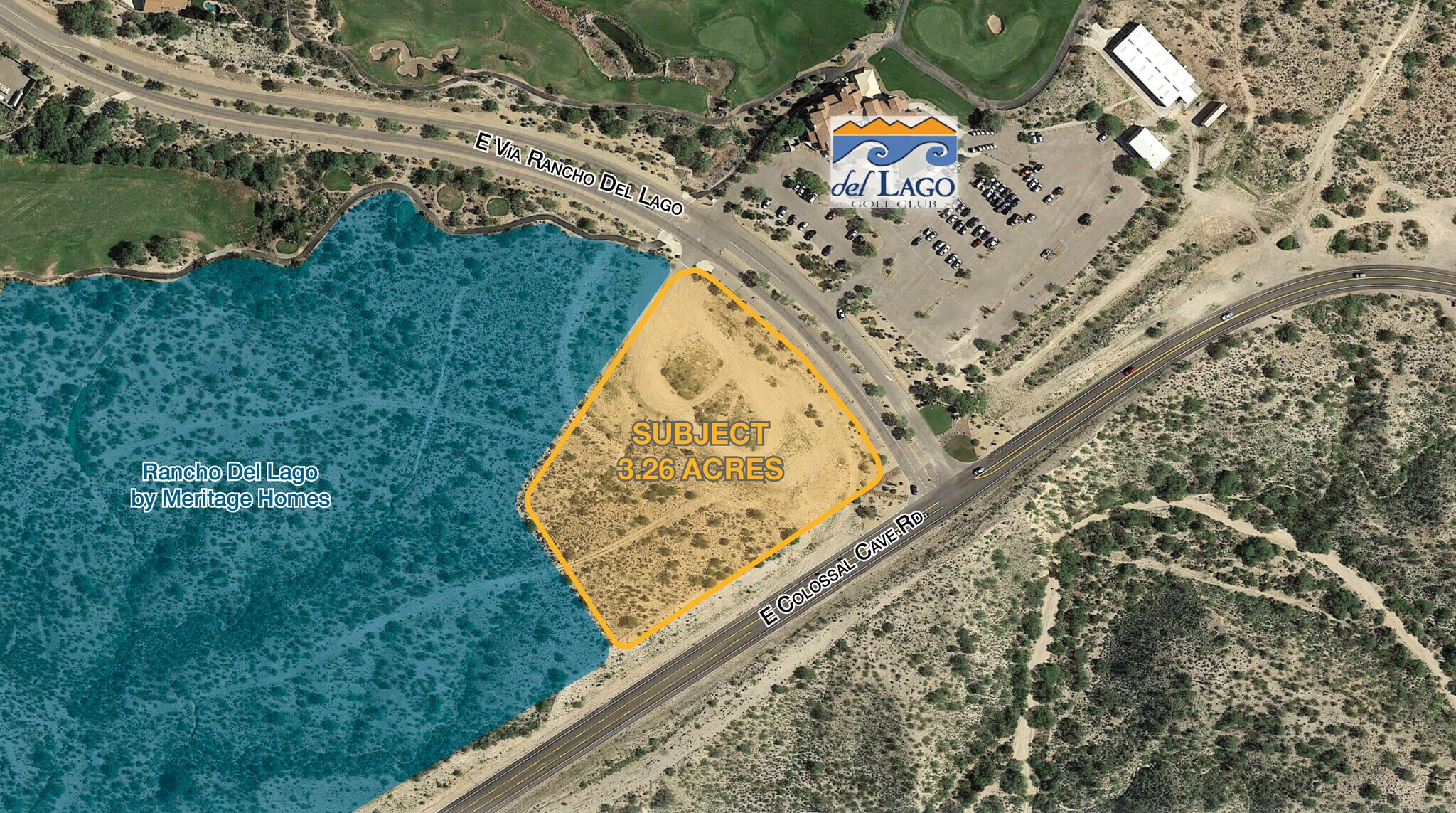 E Colossal Cave Rd @ Rancho Del Lago, Vail, AZ for sale Aerial- Image 1 of 1