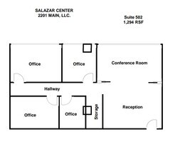 2201 Main St, Dallas, TX for lease Floor Plan- Image 1 of 5