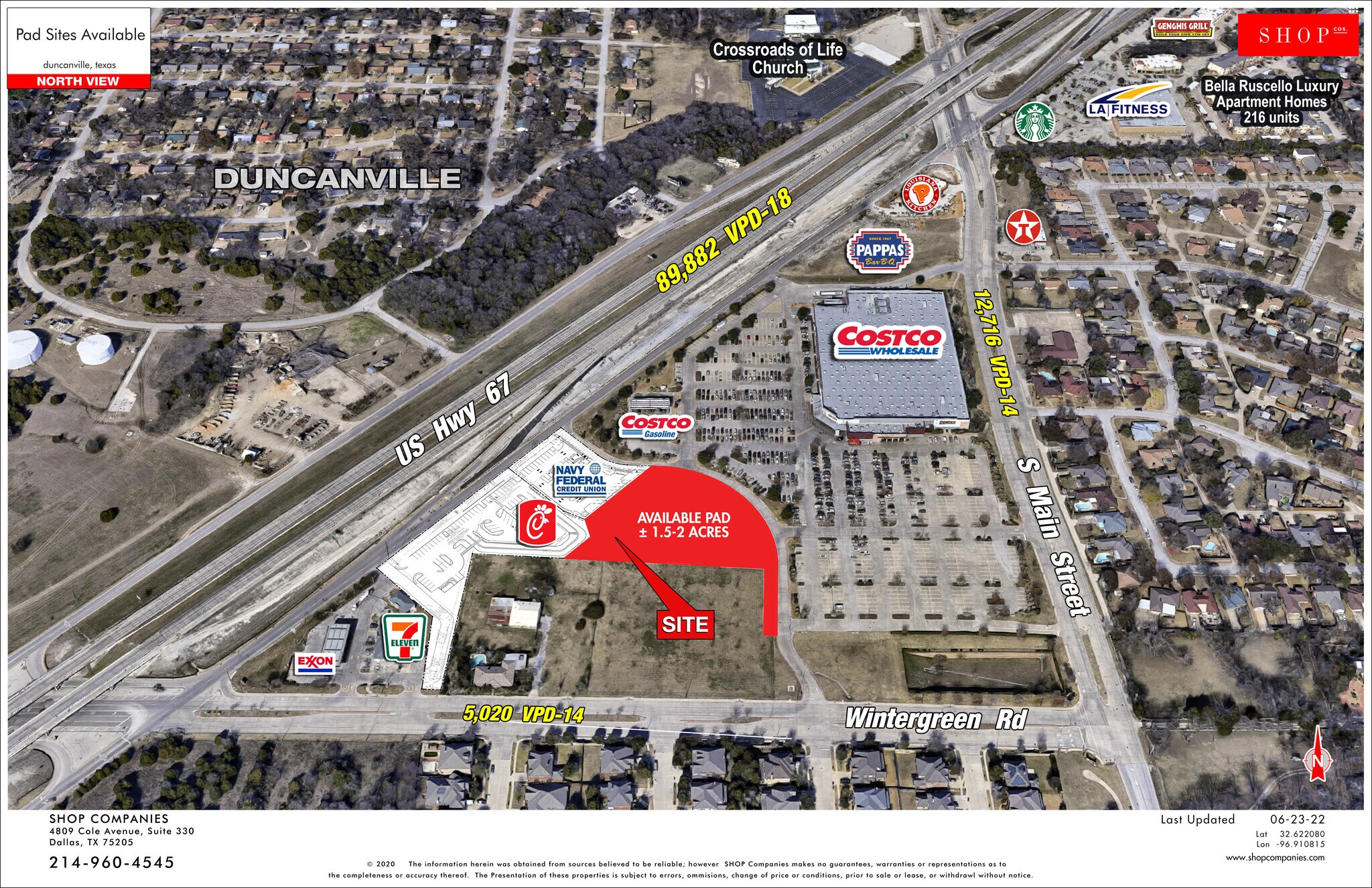 US Hwy. 67 & Wintergreen, Duncanville, TX for lease Primary Photo- Image 1 of 4