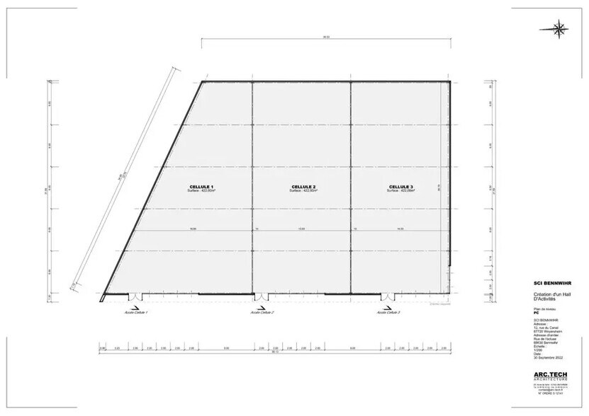 Retail in Bennwihr for lease - Floor Plan - Image 3 of 6