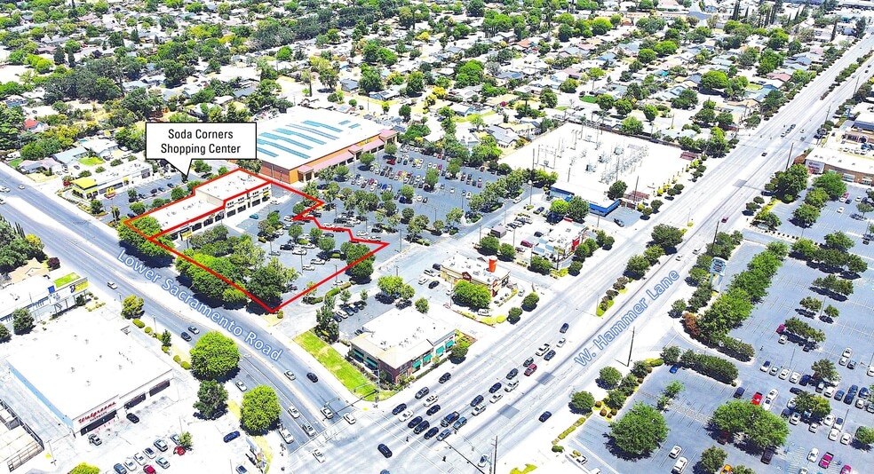 8014 Lower Sacramento Rd, Stockton, CA for lease - Aerial - Image 2 of 16