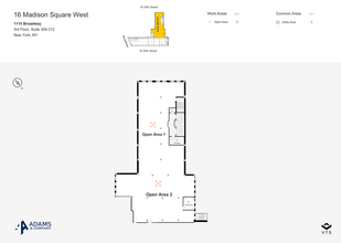 16 Madison Square W, New York, NY for lease Floor Plan- Image 1 of 6