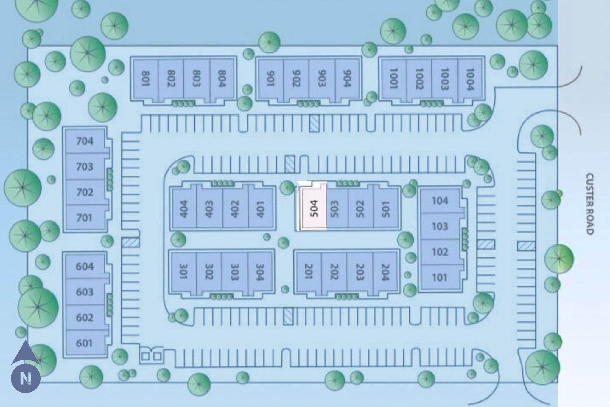 1402 S Custer Rd, McKinney, TX for lease Site Plan- Image 1 of 2