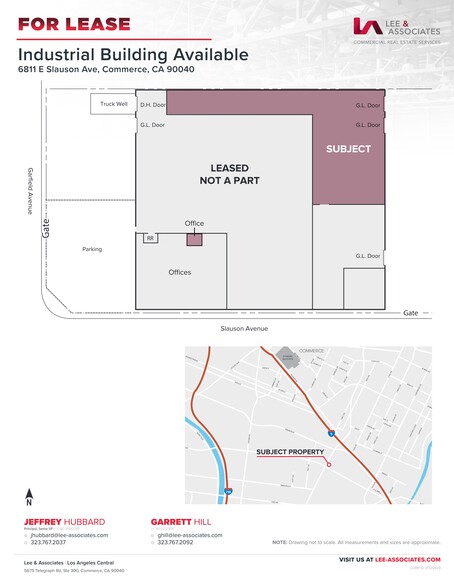 6811 E Slauson Ave, Commerce, CA for lease - Site Plan - Image 3 of 3