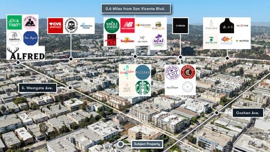 11921 Goshen Ave, Los Angeles, CA - AERIAL map view - Image1