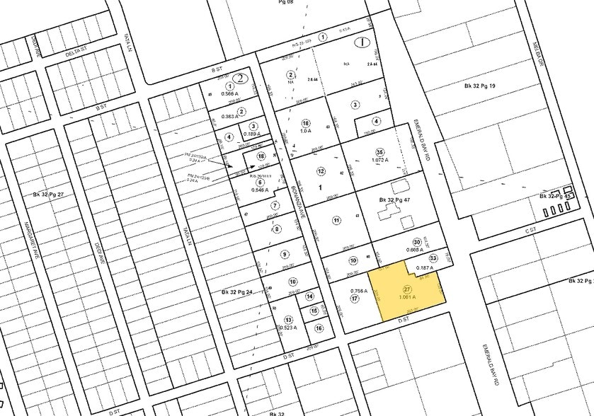 1184 Emerald Bay Rd, South Lake Tahoe, CA for sale - Plat Map - Image 1 of 1