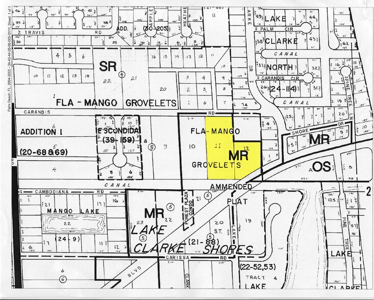 1495 Forest Hill Blvd, West Palm Beach, FL for sale - Plat Map - Image 1 of 1