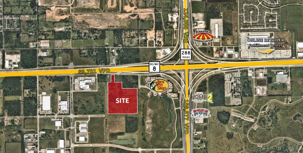 SWQ BELTWAY 8 AND SH 288, Houston, TX for sale - Building Photo - Image 1 of 1