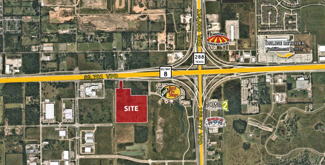 SWQ BELTWAY 8 AND SH 288, Houston, TX for sale Building Photo- Image 1 of 1