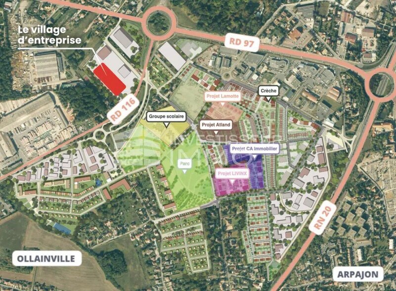 Flex in Ollainville for sale - Floor Plan - Image 2 of 3