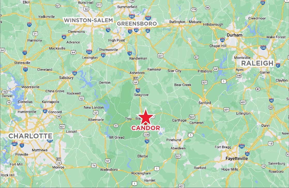 468 E Main St, Candor, NC 27229 Building A & B