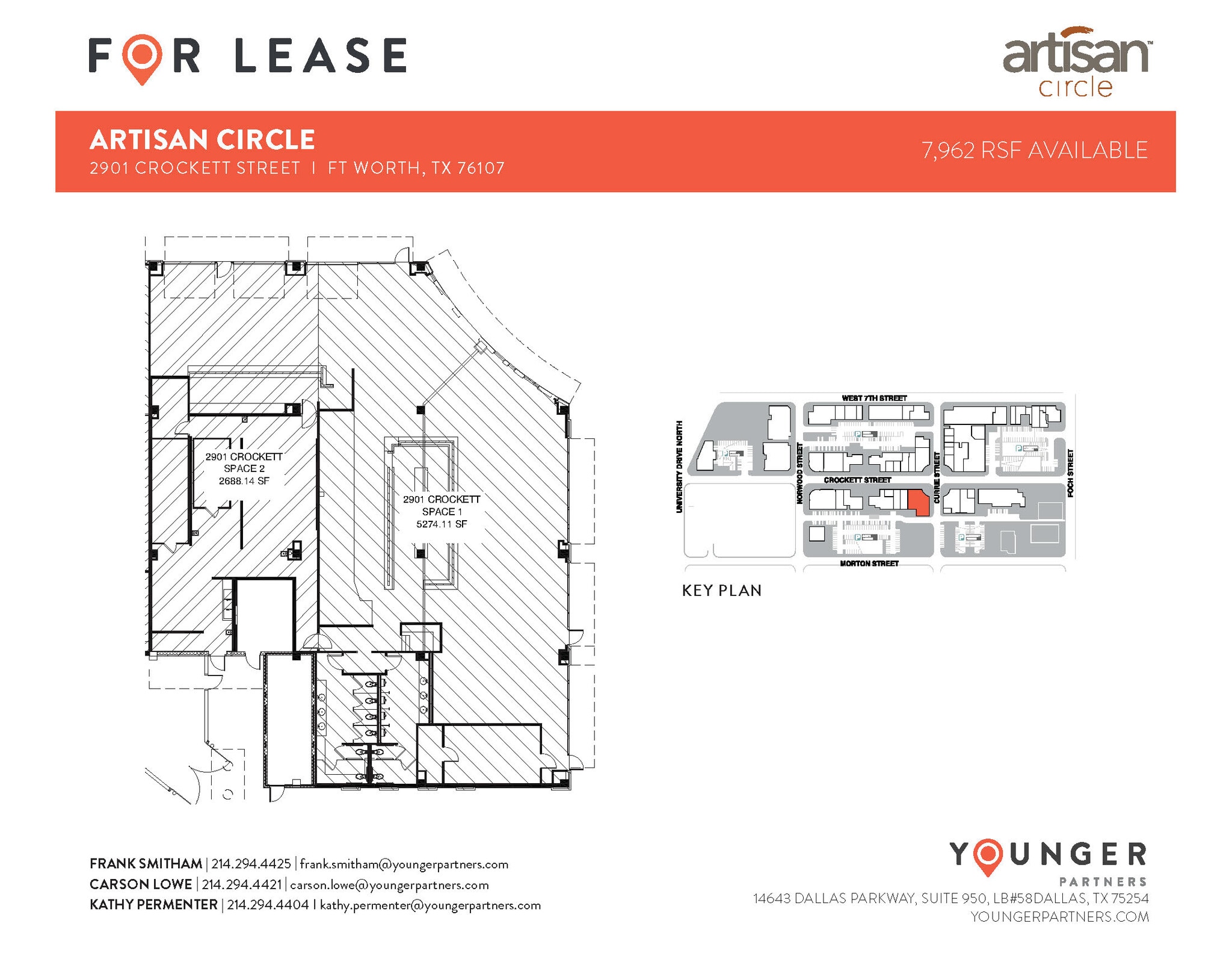 2973 W 7th St, Fort Worth, TX for lease Floor Plan- Image 1 of 1
