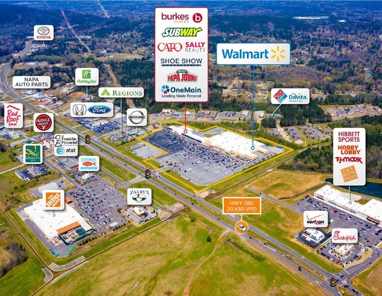 41301 US280, Sylacauga, AL 35150