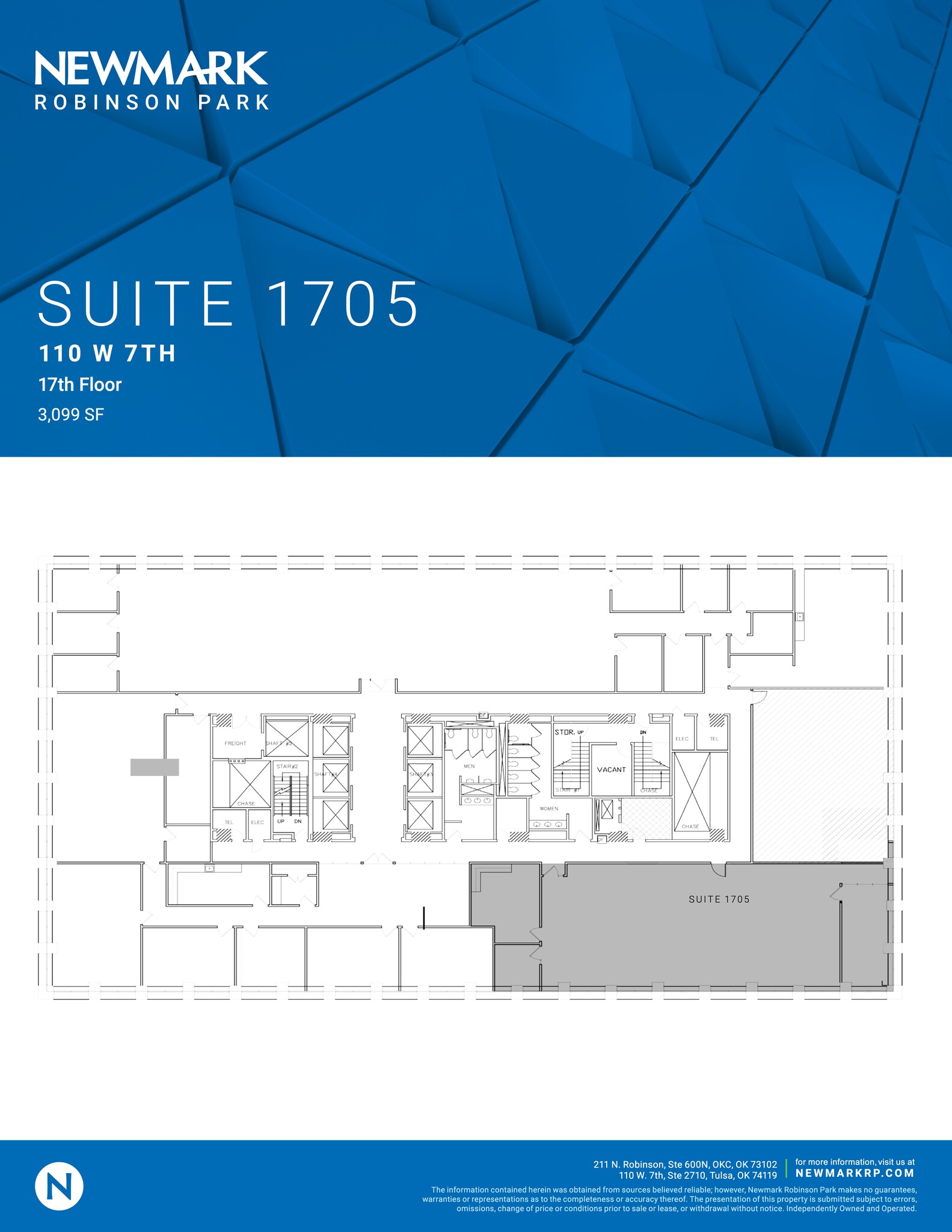 110 W 7th St S, Tulsa, OK for lease Site Plan- Image 1 of 1