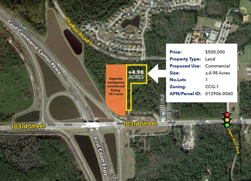 103rd St At 1st Coast Expy, Jacksonville, FL for sale - MAP_103rd_1st_Coast_Expy-1-Sahasra - Image 1 of 6