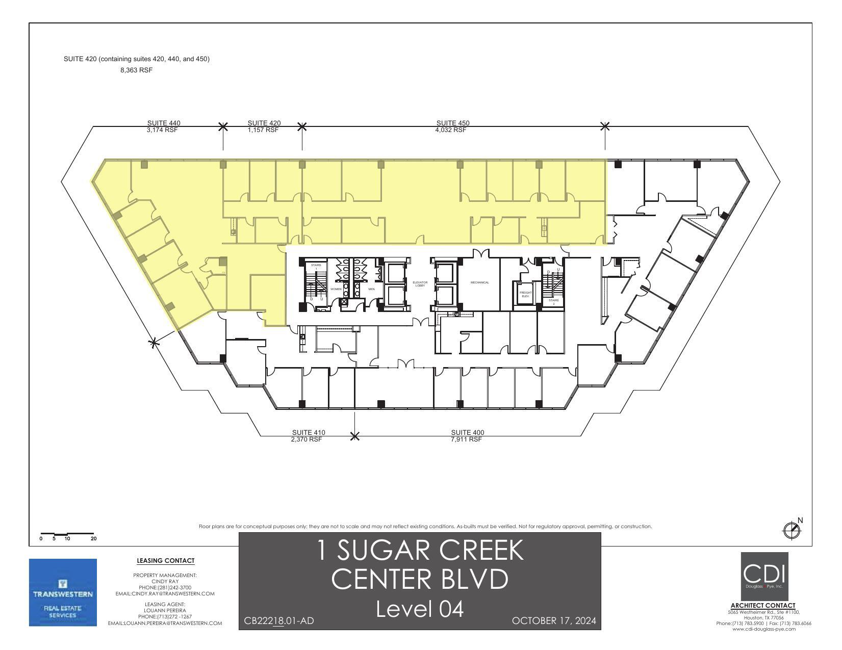 1 Sugar Creek Center Blvd, Sugar Land, TX for lease Floor Plan- Image 1 of 1