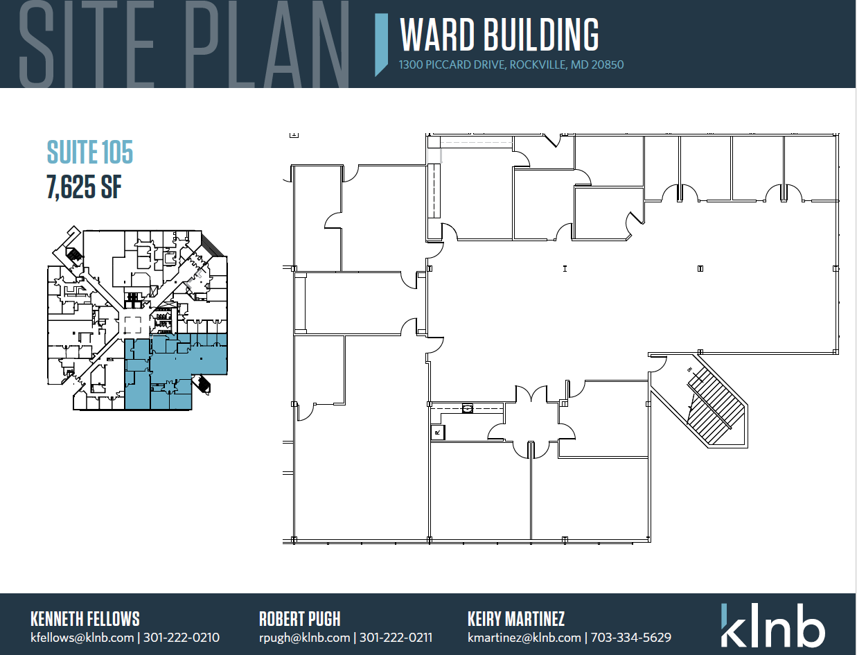 1300 Piccard Dr, Rockville, MD for lease Floor Plan- Image 1 of 1