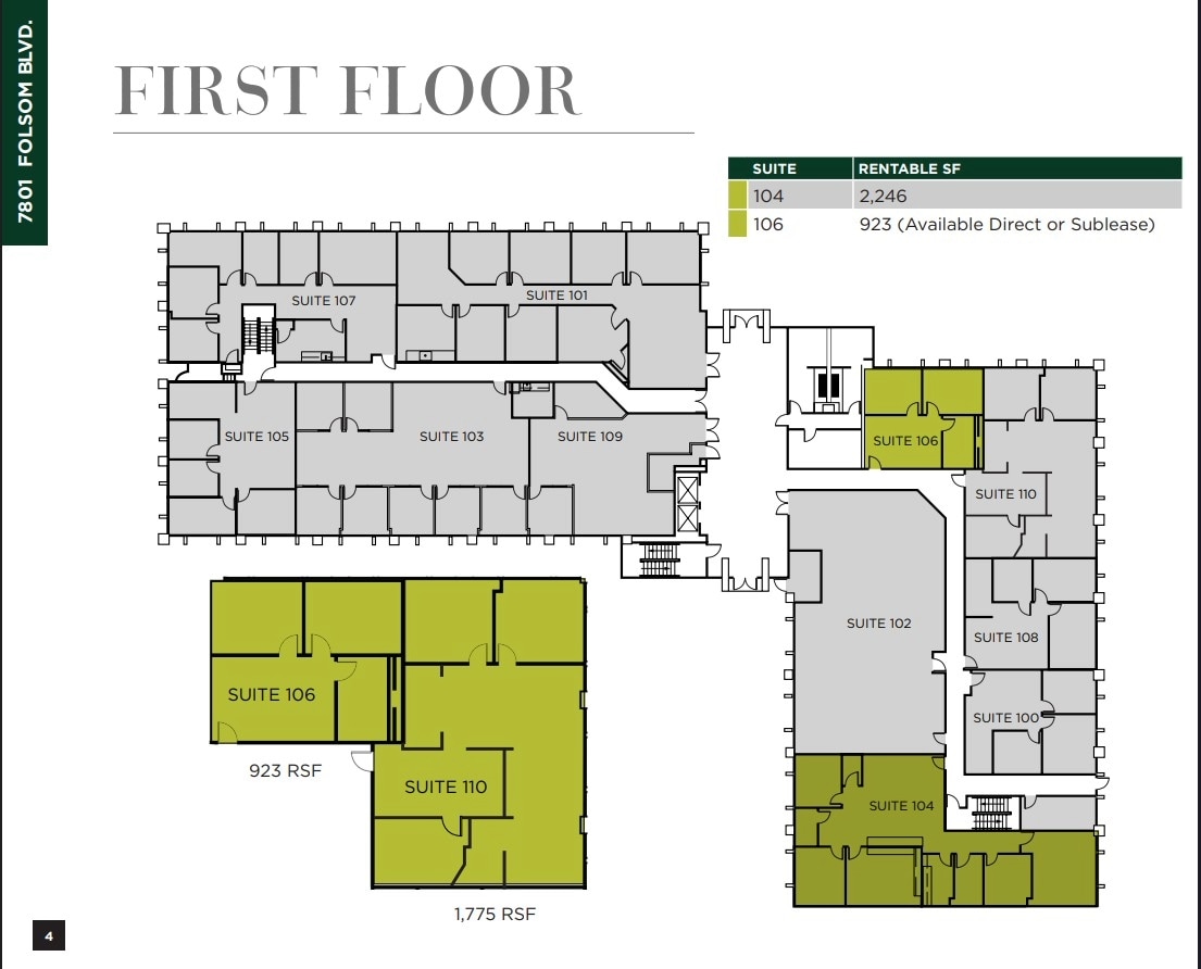 7801 Folsom Blvd, Sacramento, CA for lease Floor Plan- Image 1 of 1