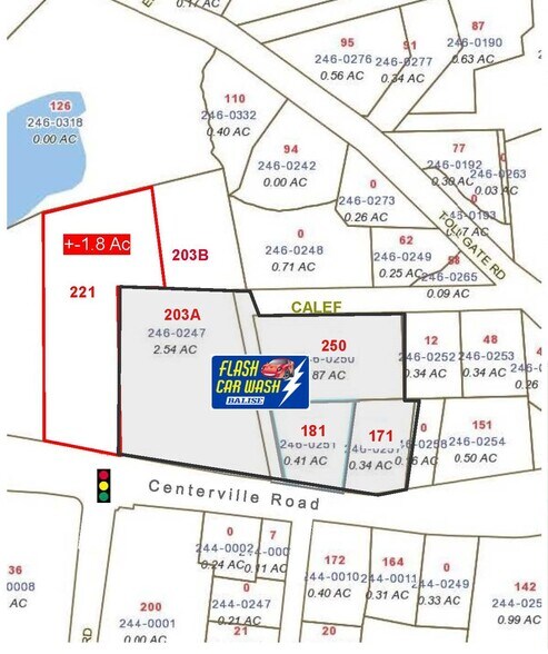203 Centerville Rd, Warwick, RI for sale - Plat Map - Image 1 of 2