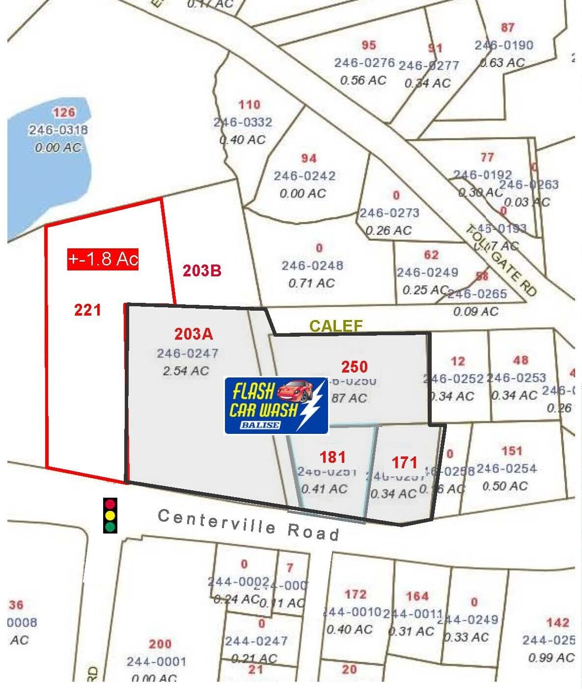 203 Centerville Rd, Warwick, RI for sale Plat Map- Image 1 of 3