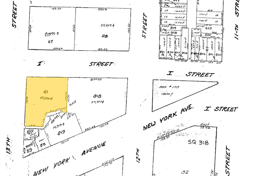 1250 I St NW, Washington, DC for lease - Plat Map - Image 2 of 15