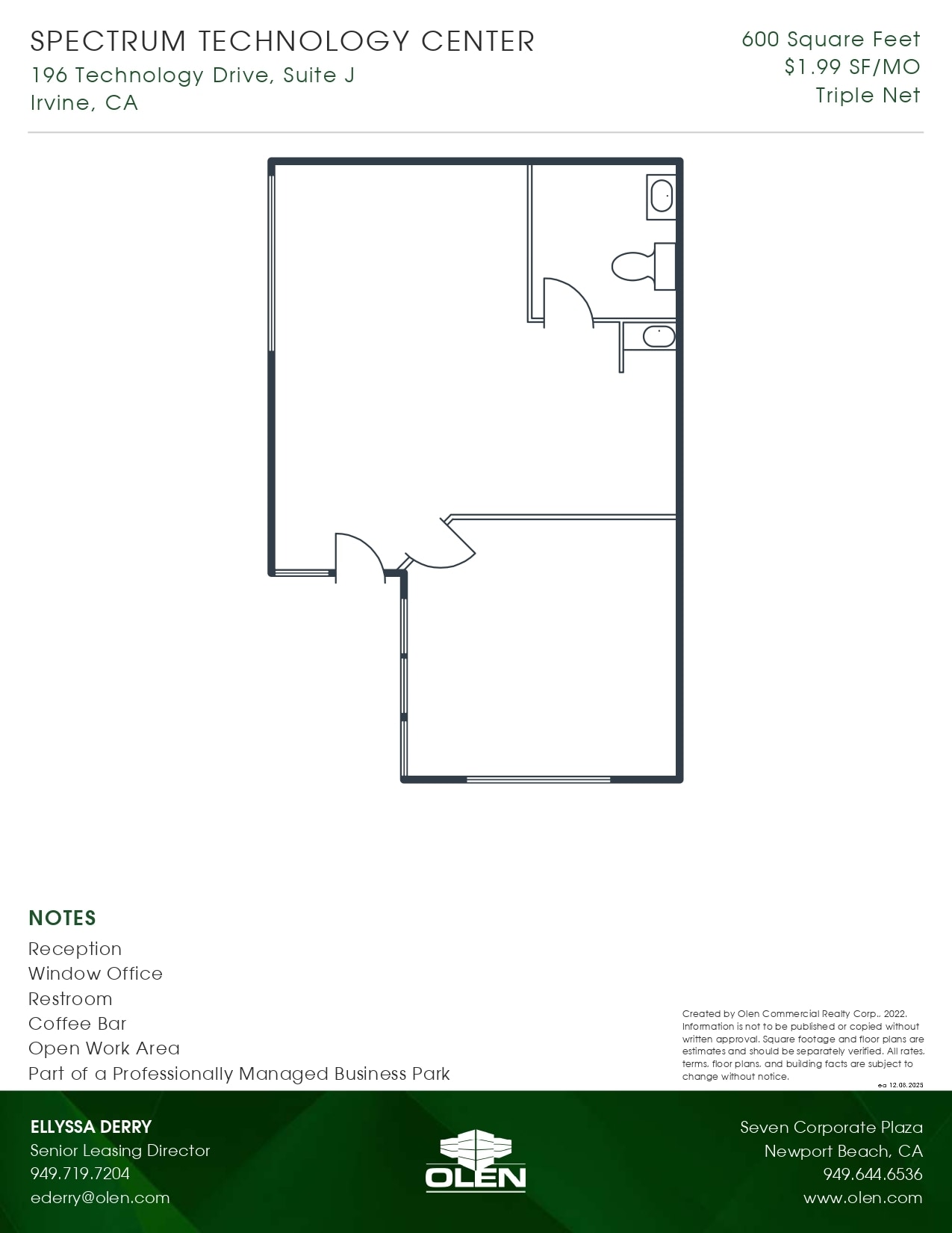 196 Technology Dr, Irvine, CA for lease Floor Plan- Image 1 of 1