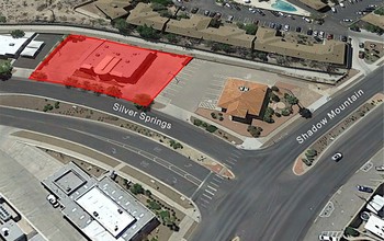 5974 Silver Springs Dr, El Paso, TX - aerial  map view - Image1