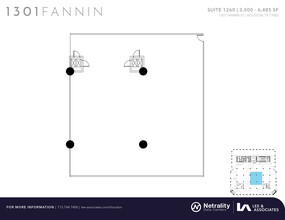 1301 Fannin St, Houston, TX for lease Floor Plan- Image 1 of 1