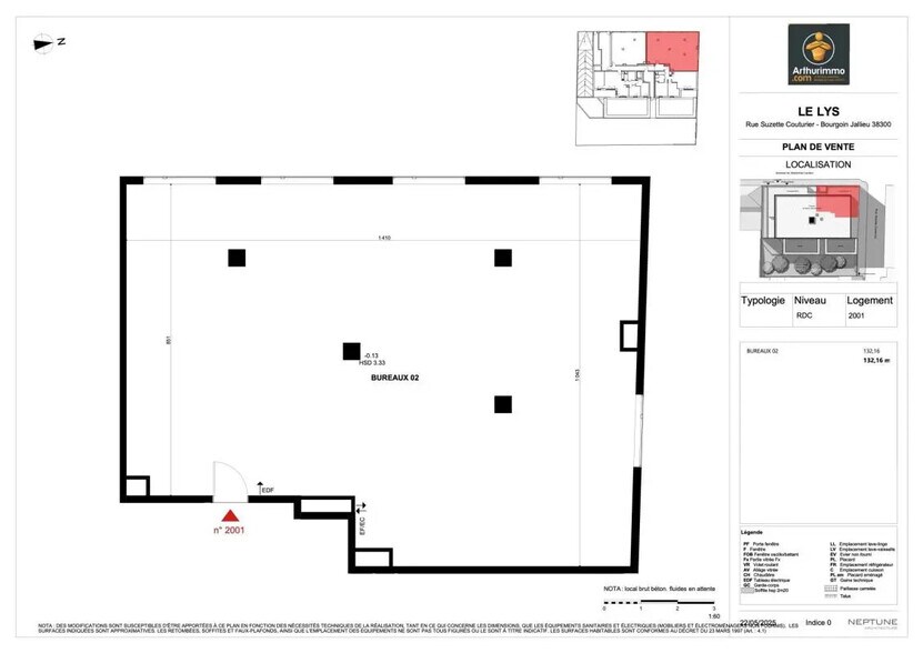 Retail in Bourgoin-Jallieu for sale - Floor Plan - Image 1 of 4