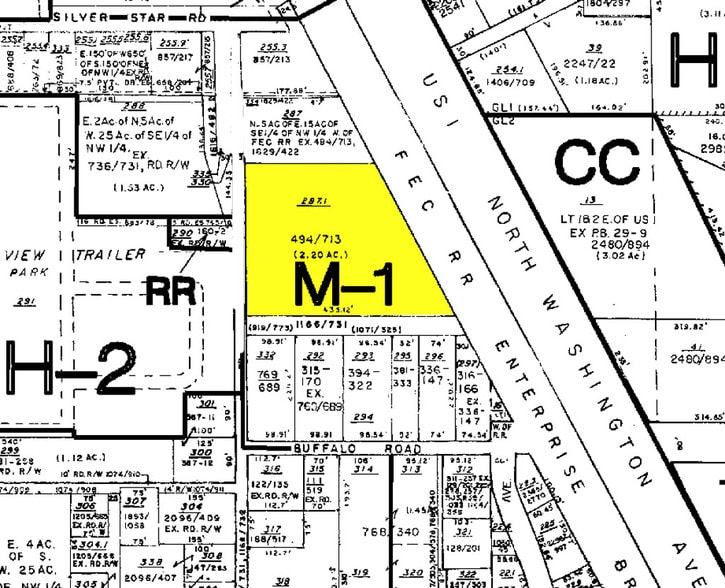 875 Buffalo Rd, Titusville, FL for lease - Plat Map - Image 2 of 18