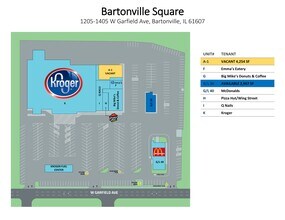 1205-1405 W Garfield Ave, Bartonville, IL for lease Site Plan- Image 1 of 1