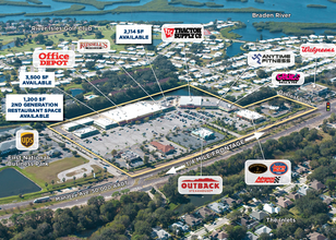 4310-4658 E State Road 64, Bradenton, FL - aerial  map view