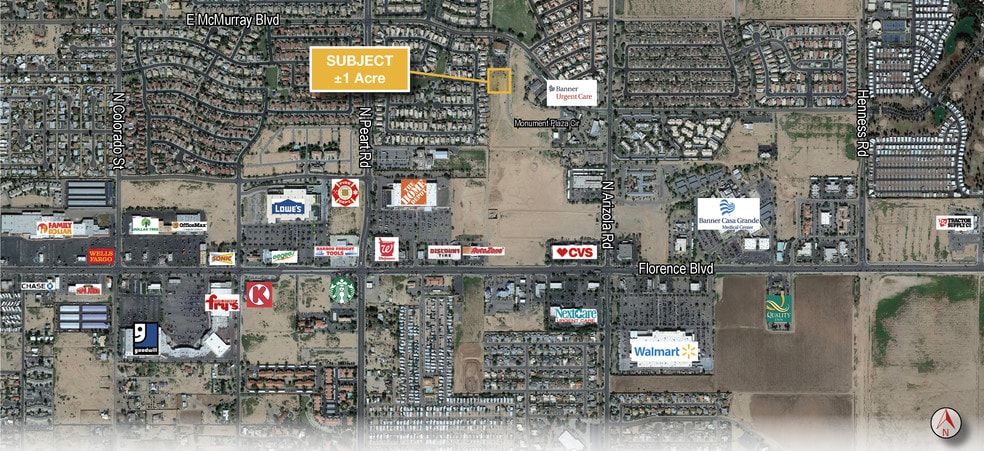 Monument Plaza Cir @ McMurray Blvd, Casa Grande, AZ for sale - Image 1 of 4