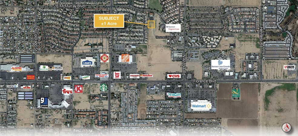 Monument Plaza Cir @ McMurray Blvd, Casa Grande, AZ for sale - Image 1 of 3