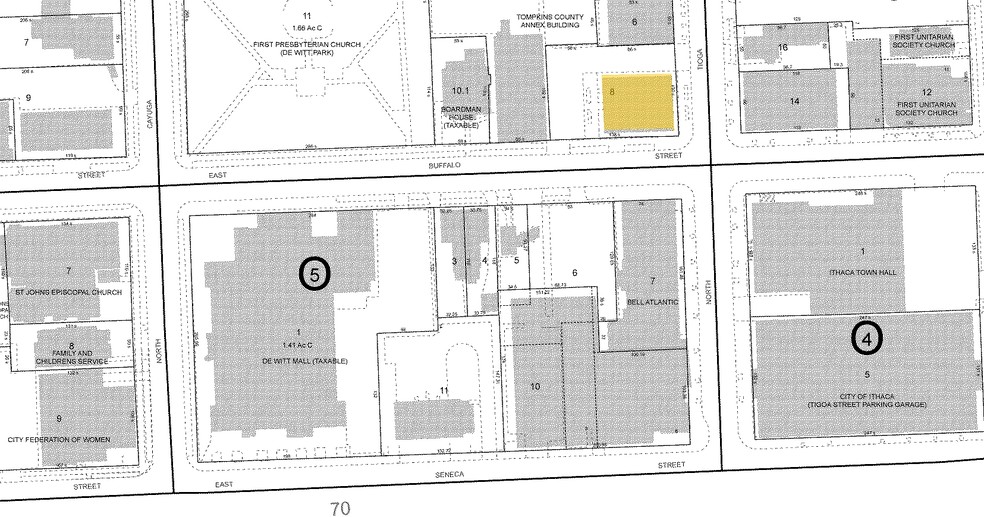 130 E Seneca St, Ithaca, NY for lease - Plat Map - Image 2 of 2