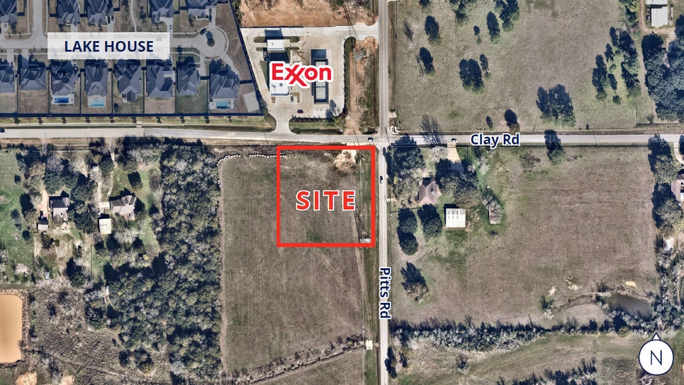 SWC of Clay Road & Pitts Road, Katy, TX for sale - Primary Photo - Image 1 of 4