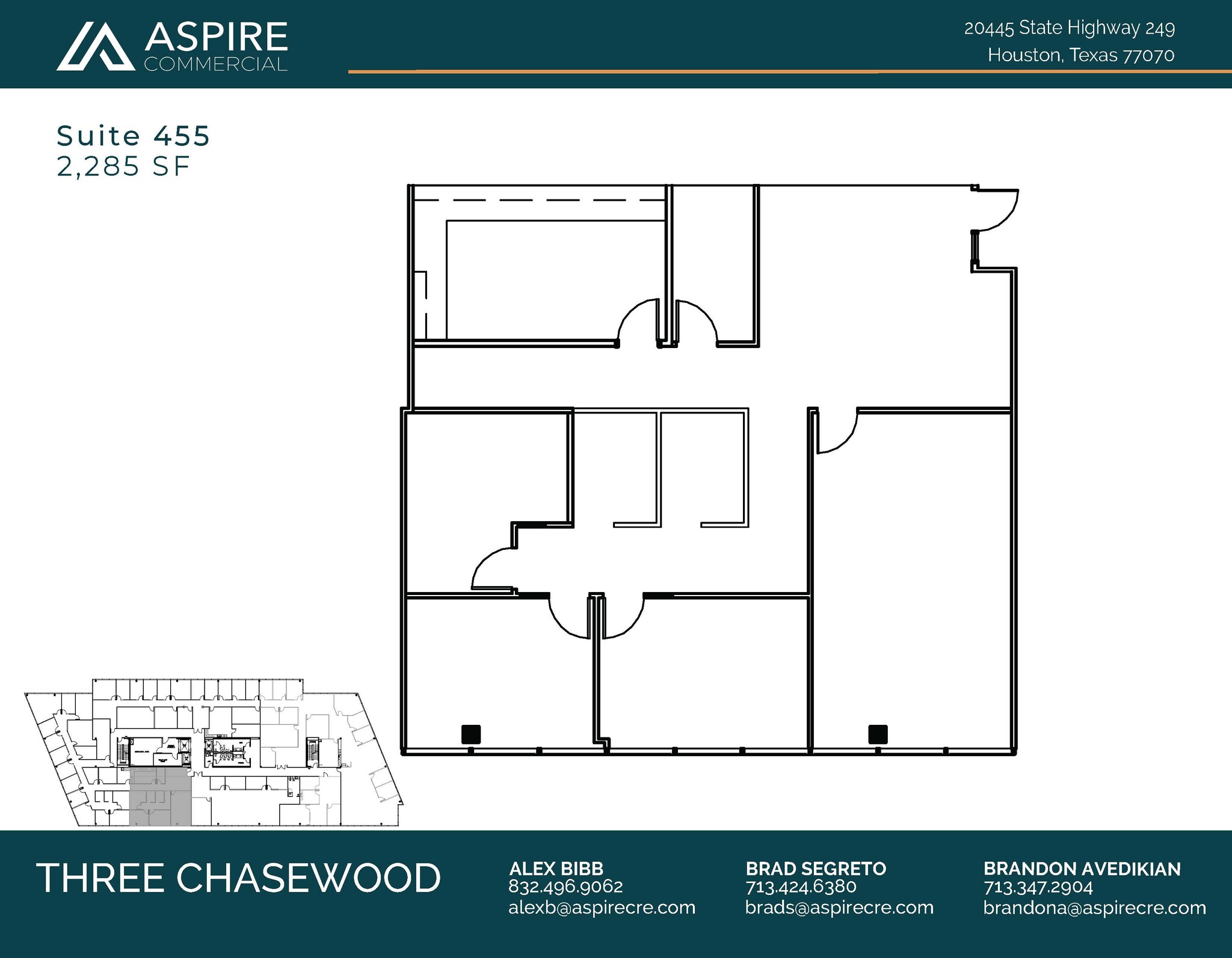 20333 State Highway 249, Houston, TX for lease Floor Plan- Image 1 of 2