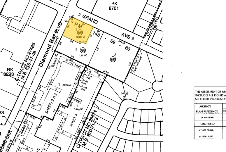 1200-1220 S Diamond Bar Blvd, Diamond Bar, CA for lease - Plat Map - Image 2 of 7