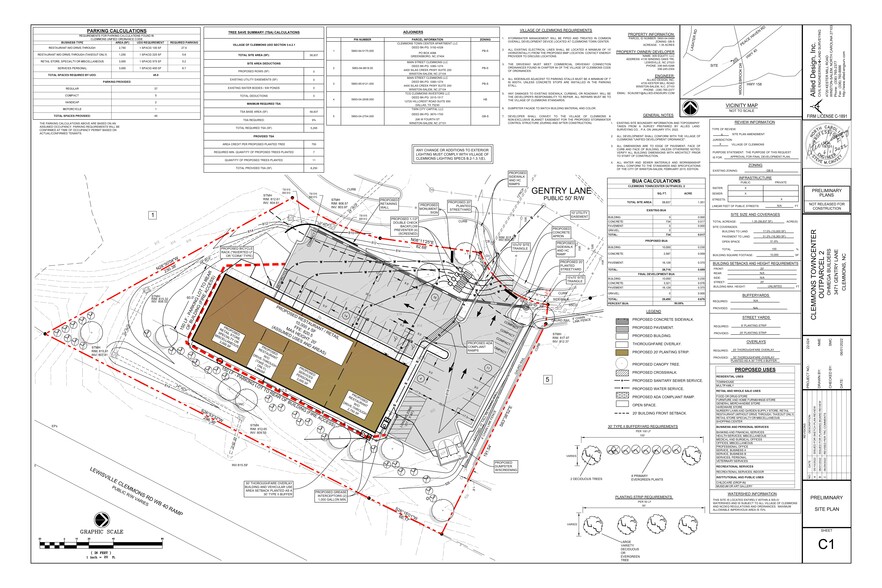 3487 Gentry Ln, Clemmons, NC for lease - Site Plan - Image 1 of 10