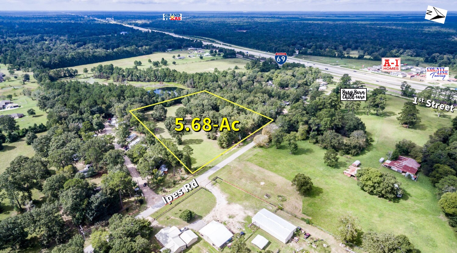 5.68 Ipes Rd, Splendora, TX for sale Primary Photo- Image 1 of 1